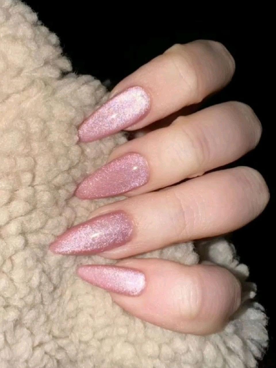 Rose Gold press-on nails by Happy Fingers