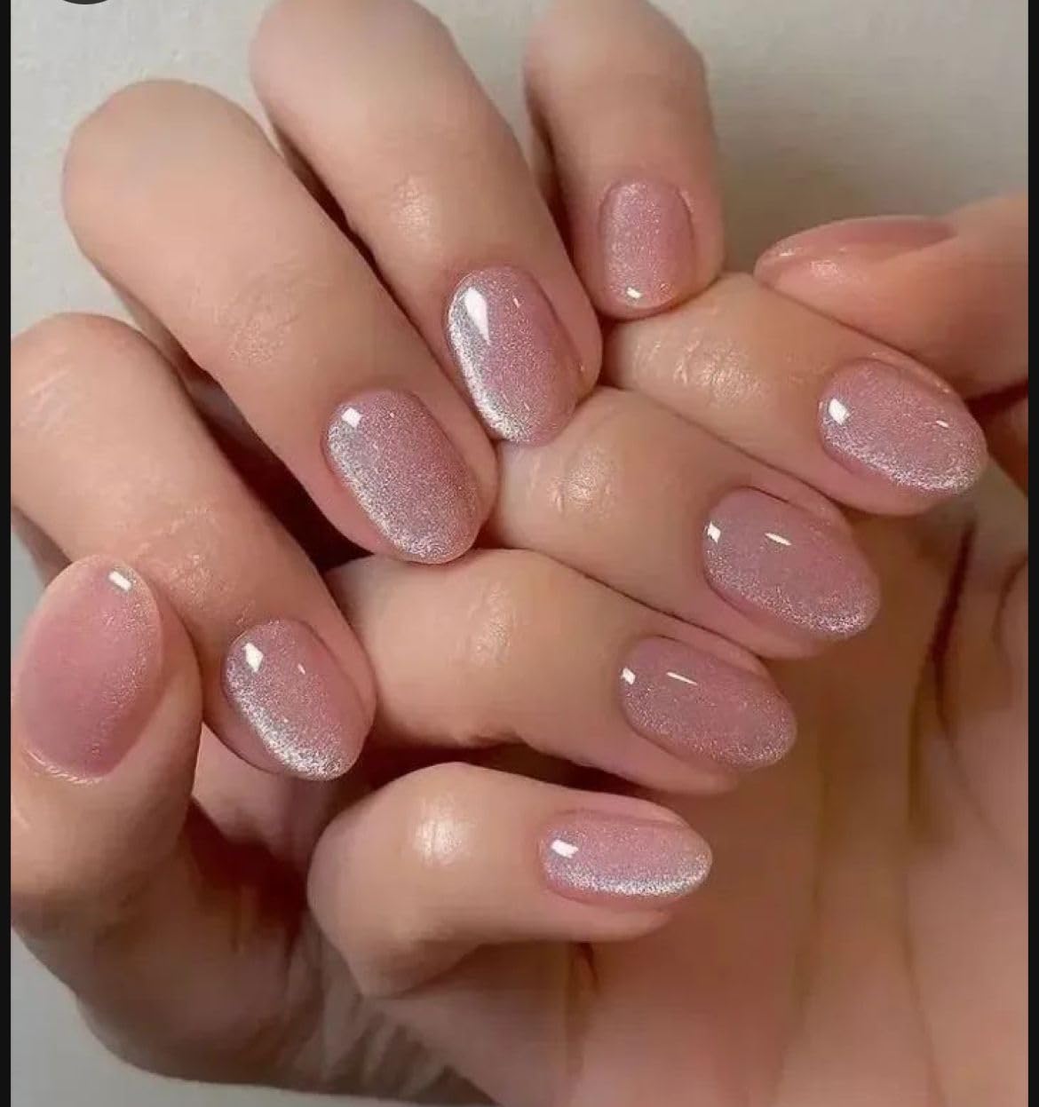 Rose Candy press-on nails